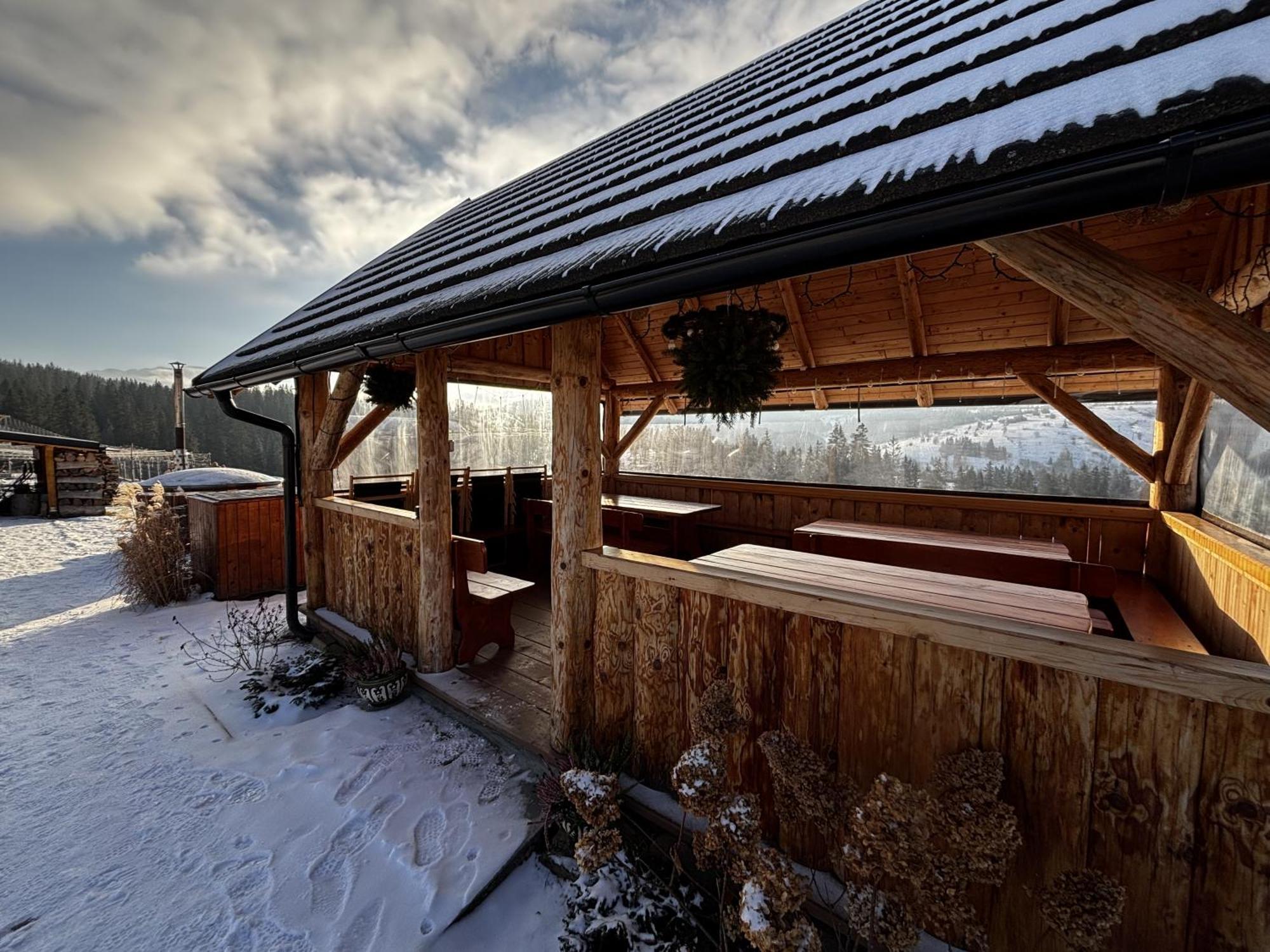 Witowianskie Domki Z Kominkiem, Jacuzzi I Sauna Dzianisz Exterior foto
